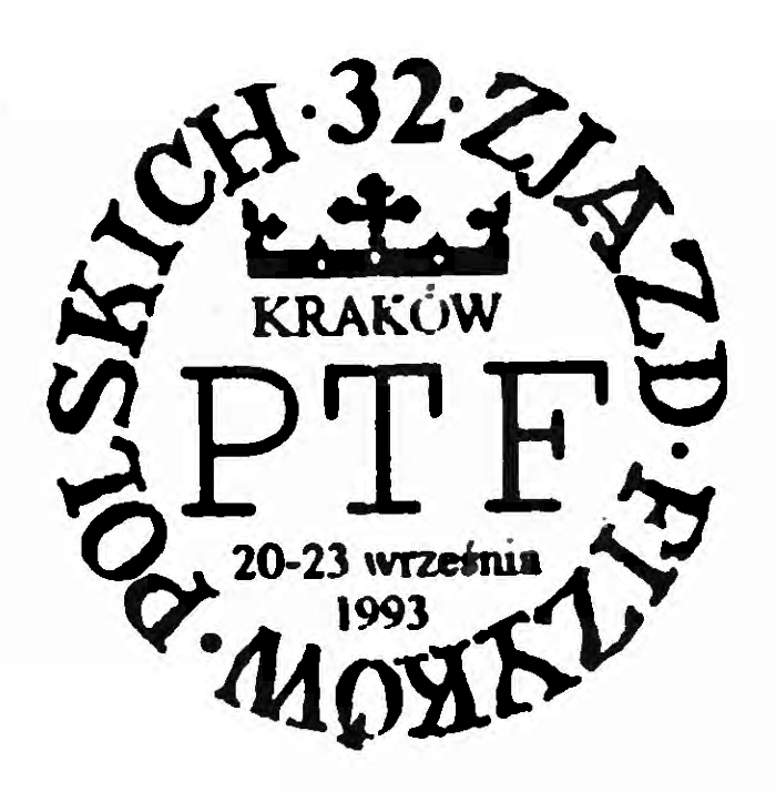 32. Zjazd Fizyków Polskich w Krakowie