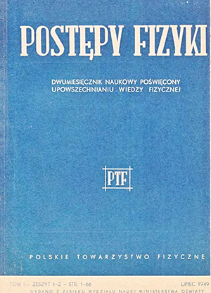 Postępy fizyki nr 1-2/1949