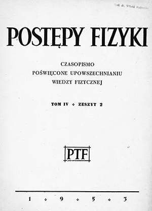 Postępy fizyki nr 2/1953