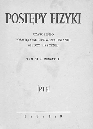 Postępy fizyki nr 4/1955