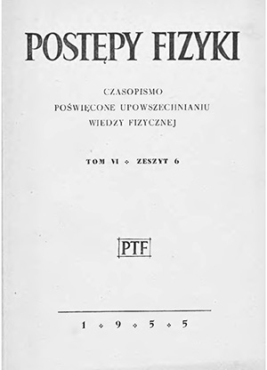 Postępy fizyki nr 6/1955