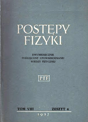 Postępy fizyki nr 4/1957