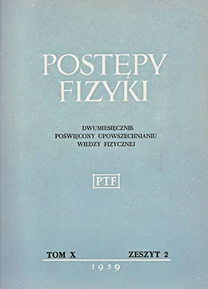 Postępy fizyki nr 2/1959