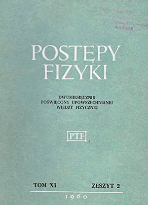 Postępy fizyki nr 2/1960