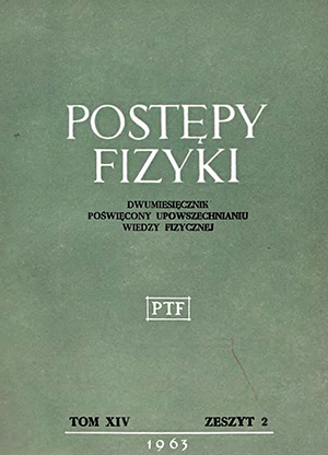 Postępy fizyki nr 2/1963