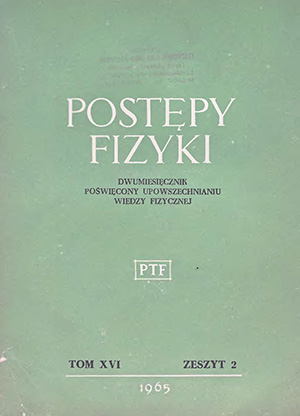 Postępy fizyki nr 2/1965