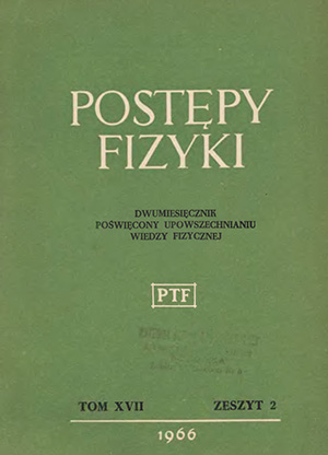 Postępy fizyki nr 2/1966