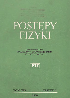 Postępy fizyki nr 2/1968