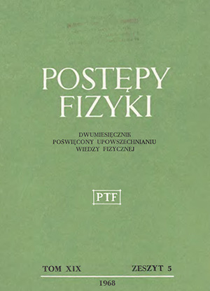 Postępy fizyki nr 5/1968