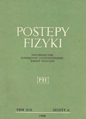 Postępy fizyki nr 6/1968