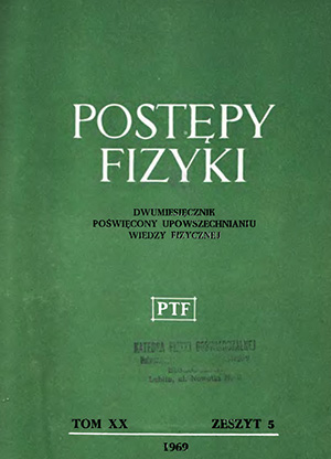 Postępy fizyki nr 5/1969