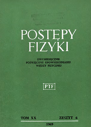 Postępy fizyki nr 6/1969