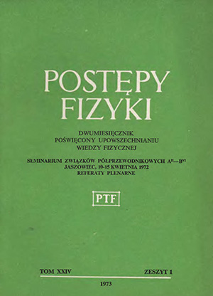 Postępy fizyki nr 1/1973