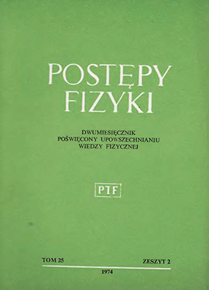 Postępy fizyki nr 2/1974