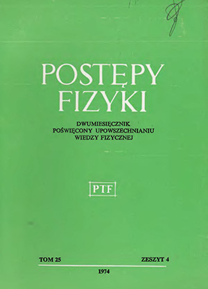 Postępy fizyki nr 4/1974