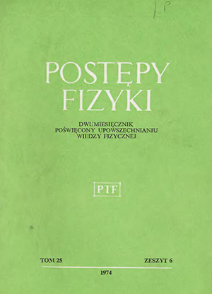 Postępy fizyki nr 6/1974