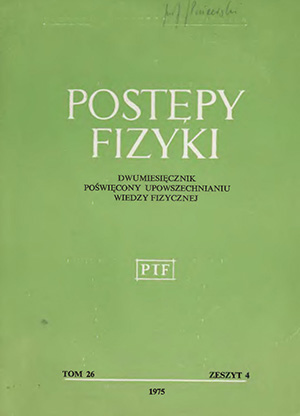 Postępy fizyki nr 4/1975