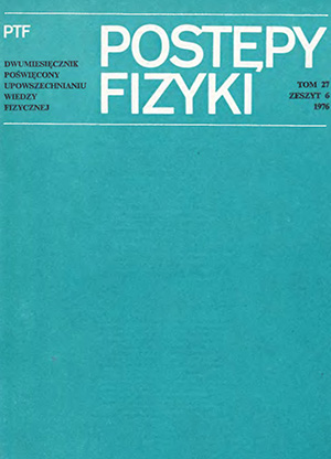 Postępy fizyki nr 6/1976