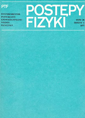 Postępy fizyki nr 1/1977