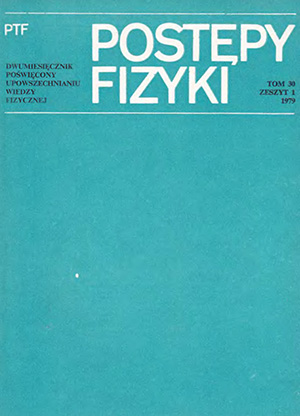 Postępy fizyki nr 1/1979
