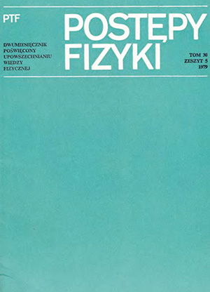 Postępy fizyki nr 5/1979