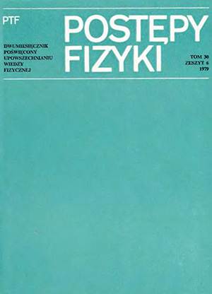 Postępy fizyki nr 6/1979