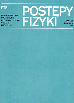 Postępy fizyki nr 1/1980