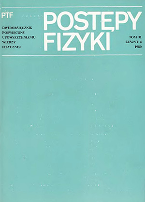 Postępy fizyki nr 4/1980