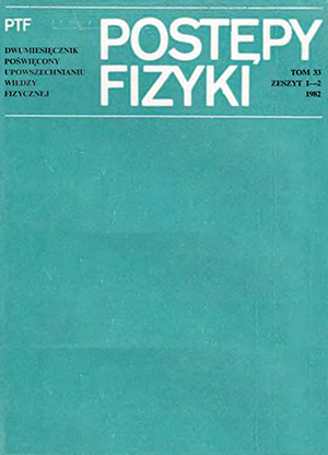 Postępy fizyki nr 1-2/1982