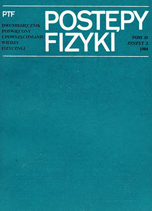 Postępy fizyki nr 2/1984