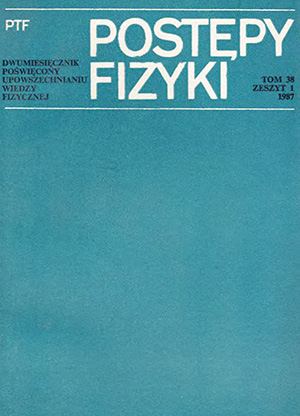 Postępy fizyki nr 1/1987