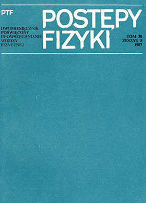 Postępy fizyki nr 5/1987