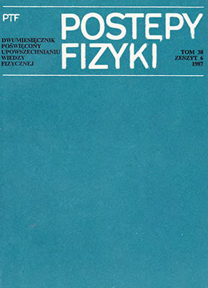 Postępy fizyki nr 6/1987