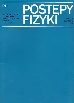 Postępy fizyki nr 5/1988