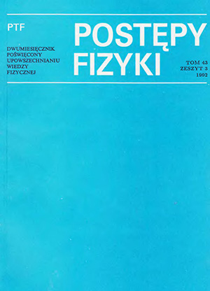 Postępy fizyki nr 3/1992