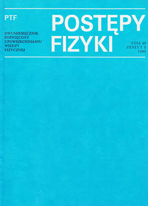 Postępy fizyki nr 5/1992