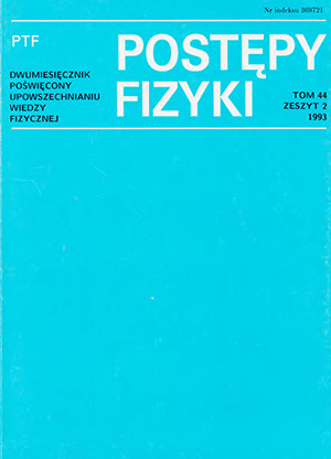 Postępy fizyki nr 2/1993