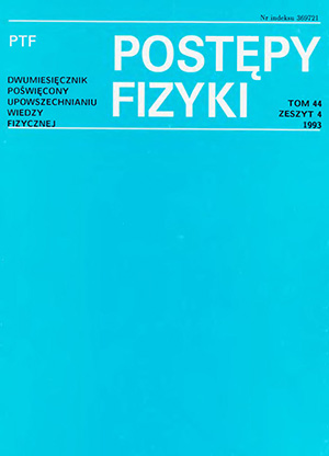 Postępy fizyki nr 4/1993