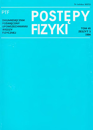 Postępy fizyki nr 5/1994