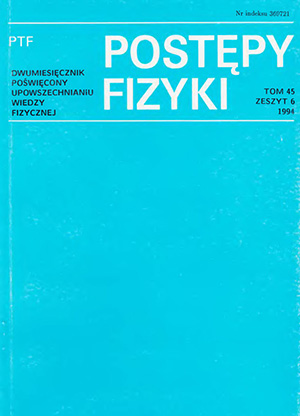 Postępy fizyki nr 6/1994