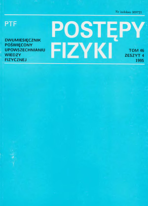 Postępy fizyki nr 4/1995