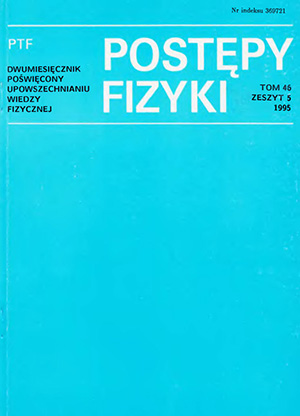 Postępy fizyki nr 5/1995