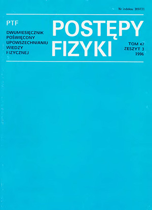 Postępy fizyki nr 3/1996