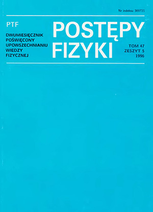 Postępy fizyki nr 5/1996