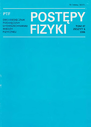 Postępy fizyki nr 6/1996