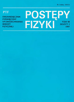 Postępy fizyki nr 1/1997