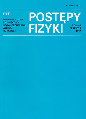 Postępy fizyki nr 4/1997