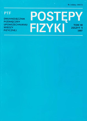 Postępy fizyki nr 5/1997