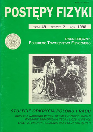 Postępy fizyki nr 2/1998