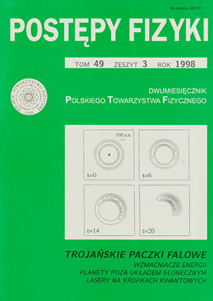 Postępy fizyki nr 3/1998